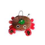 Load image into Gallery viewer, Black Pepper Crab Plush Keychain