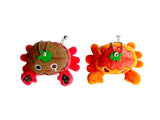 Load image into Gallery viewer, Black Pepper Crab Plush Keychain