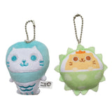 Load image into Gallery viewer, King Durian Cat Plush Keychain