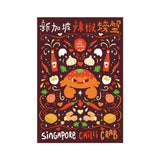 Load image into Gallery viewer, Chilli Crab Crab Postcard