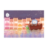 Load image into Gallery viewer, Mer Mer the Merlion Postcard Midnight