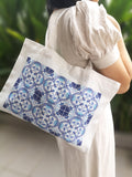 Load image into Gallery viewer, Canvas Tote - Peranakan Tiles