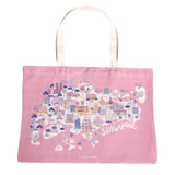 Load image into Gallery viewer, Canvas Tote - Singapore Map